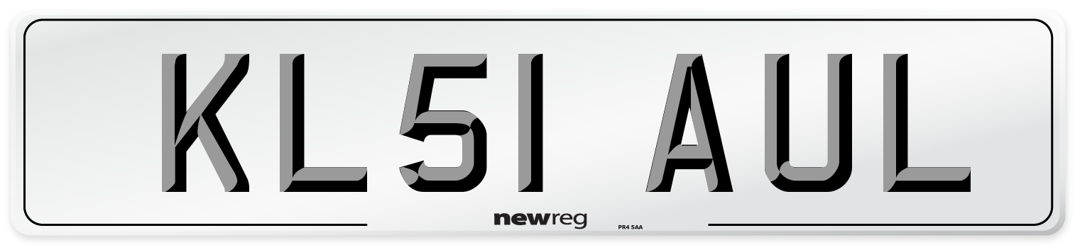 KL51 AUL Number Plate from New Reg
